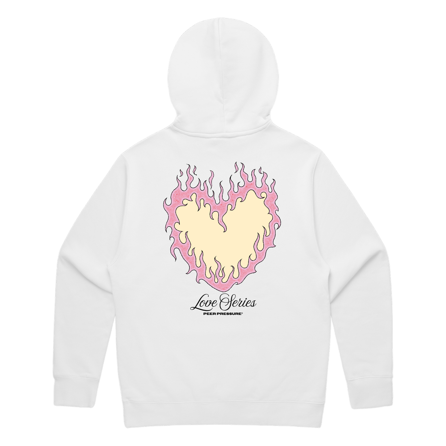FLAMING HEART HOODIE