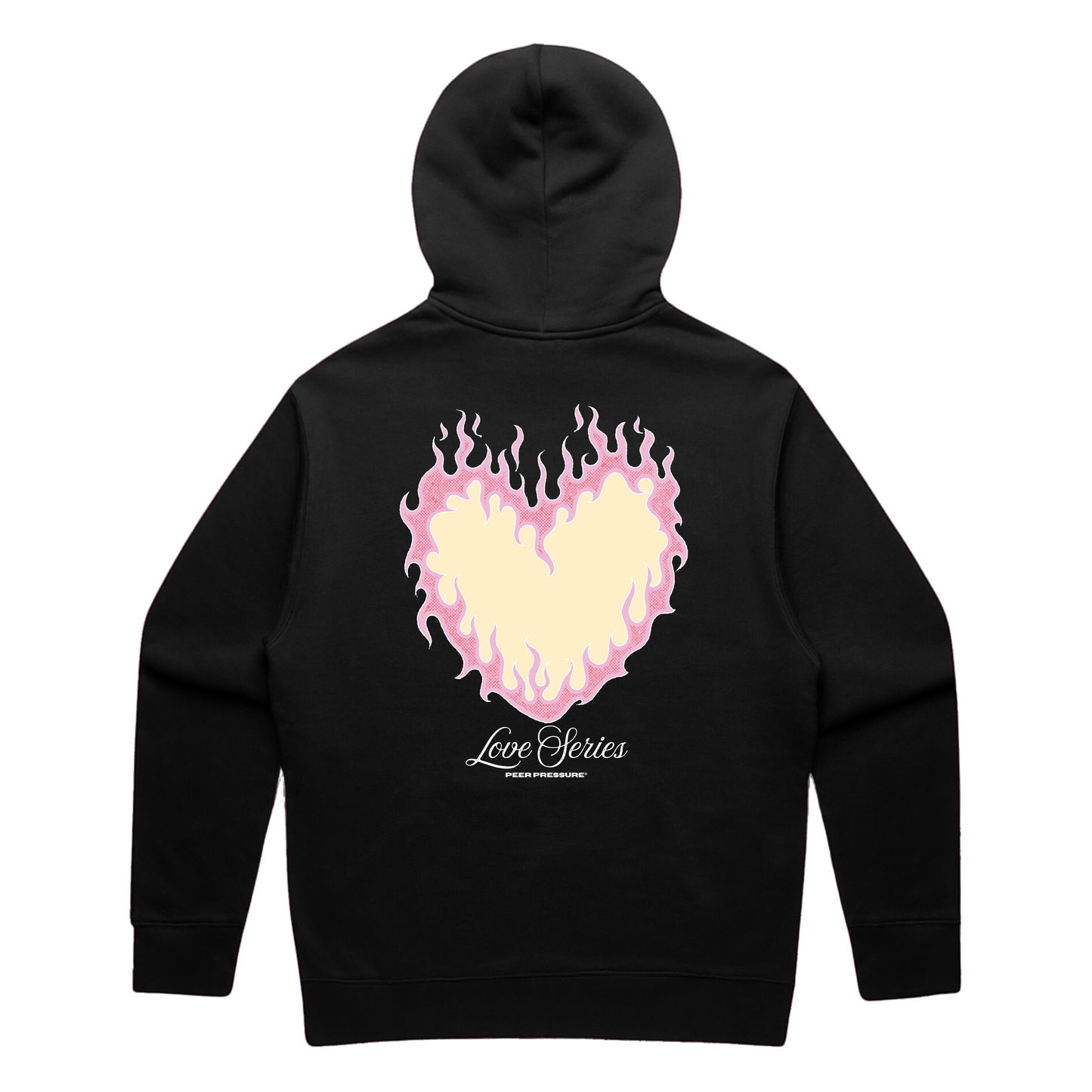 FLAMING HEART HOODIE