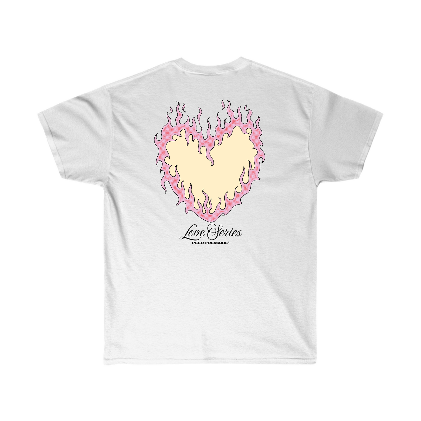 FLAMING HEART TEE
